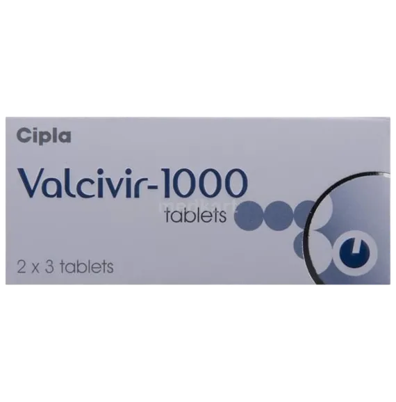 valcivir 1000mg tablet 3's